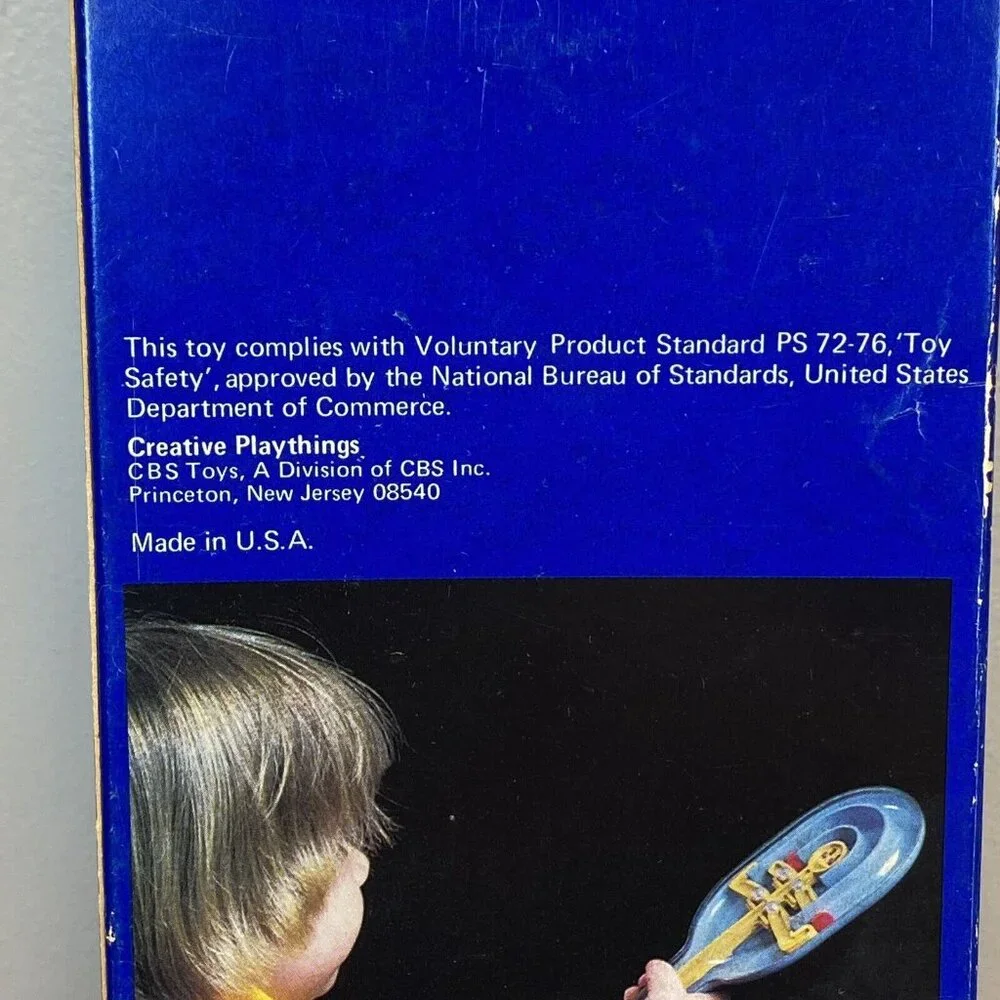 Vintage Creative Playthings Jiggle Juggler Plastic Rattle Child’s Toy 1970’s Box